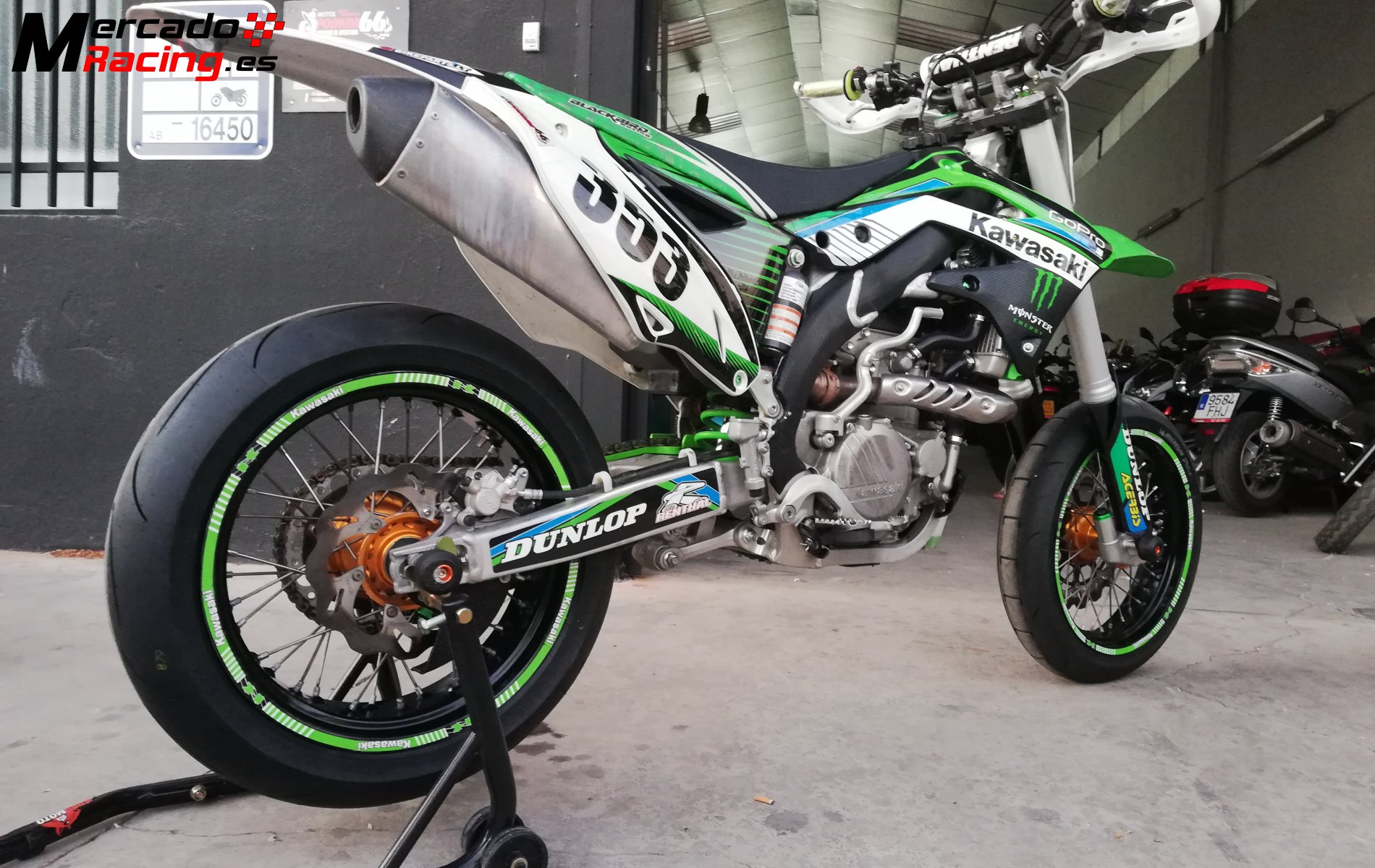  Kawasaki  kx450f supermotard 